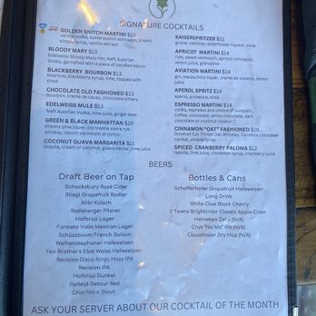 Edelweiss Pizza Pub Pastries - Menu - Austrian Near Me - Reno, Nevada