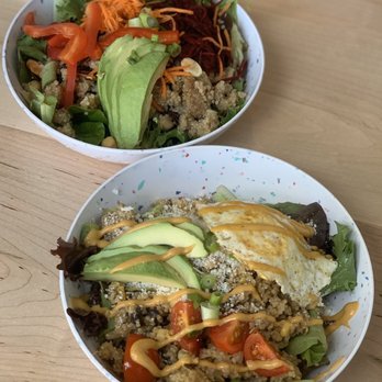The Daily Beet - Rainbow bowl top and morning bowl bottom - Vegetarian Near Me - New Orleans, Louisiana