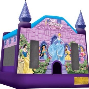 Kidz Celebration Inflatables - Disney princess castle15x15 - Party Supplies Near Me