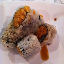 Aji Asian Cuisine - 6 pc spicy kana roll- get this its actually good!