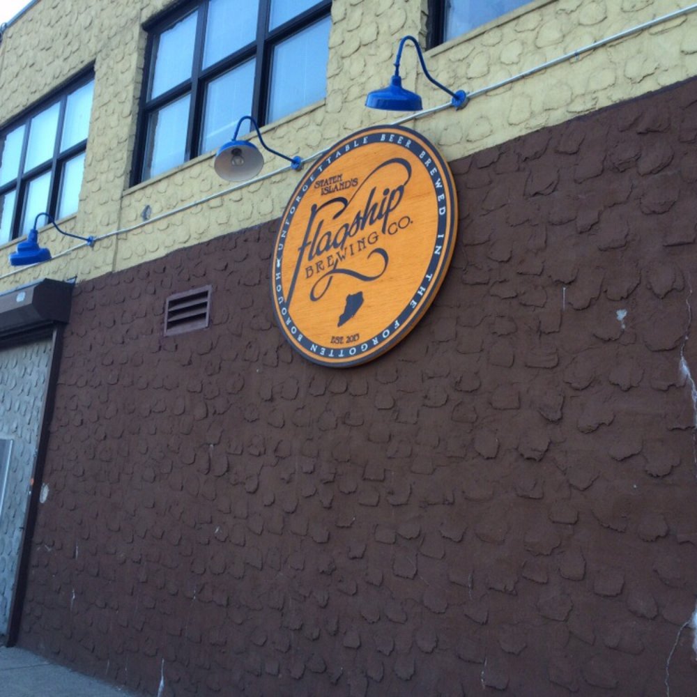 Flagship Brewing - The sign outside - Breweries Near Me - Staten Island, New York Flagship Brewing - The sign outside - Breweries Near Me - Staten Island, New York