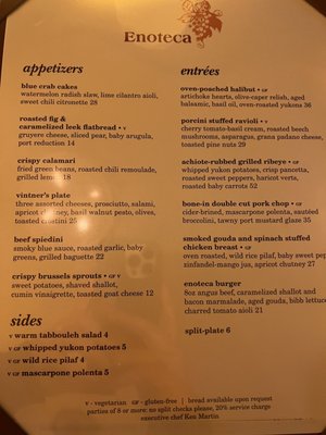 Menu photo 8 Enoteca Paso Robles, CA Menu photo 8 Enoteca Paso Robles, CA