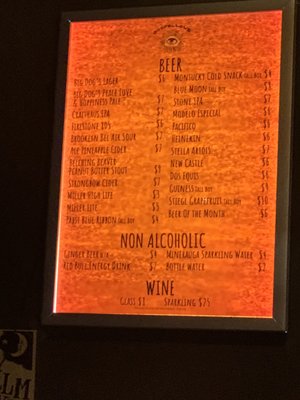 Menu photo 4 Oddfellows Las Vegas, NV