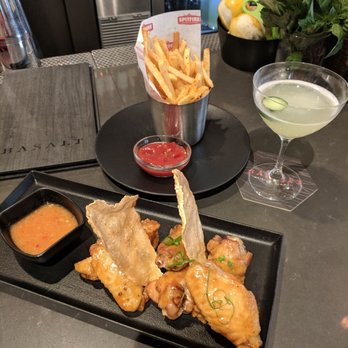 Basalt - Adobo chicken wings, toga fries, cool burn craft Cocktail. - New American Near Me - Honolulu, Hawaii