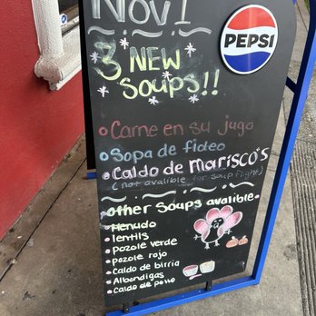Algo Bueno - The chalk menu when we walked in. - Mexican Near Me - Sacramento, California Algo Bueno - The chalk menu when we walked in. - Mexican Near Me - Sacramento, California