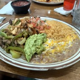 chicken fajitas