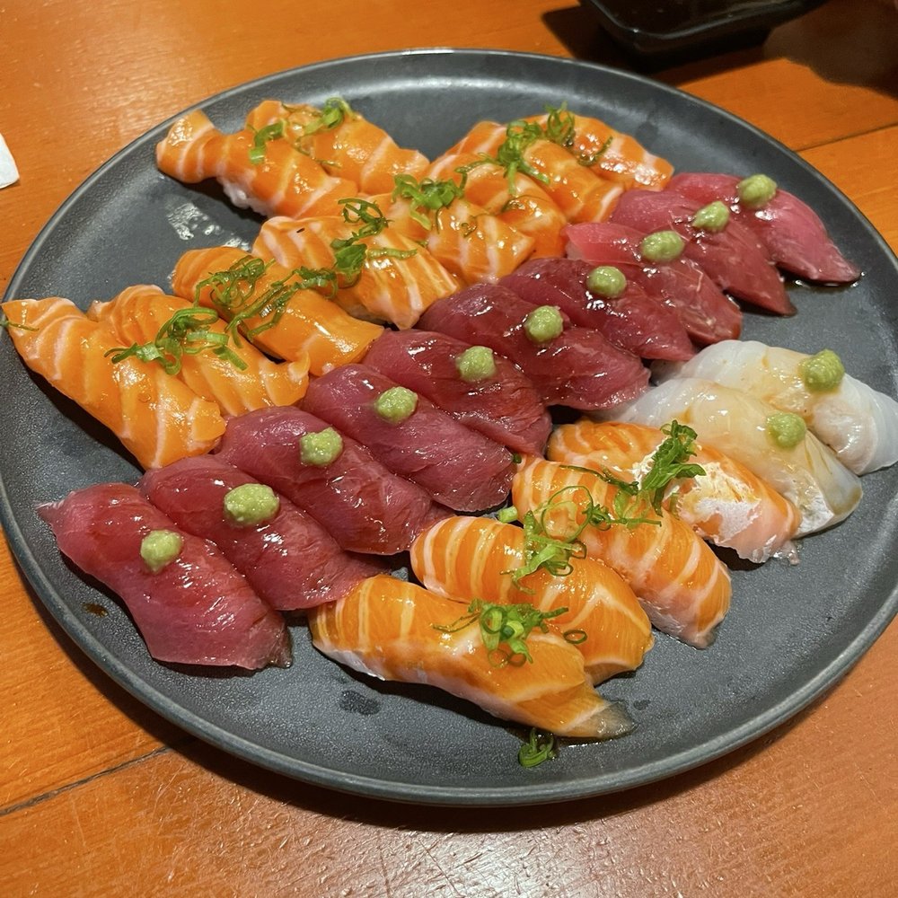 DAI Sushi - Salmon belly, Blue Fin Tuna and halibut - Japanese Near Me - Westminster, California