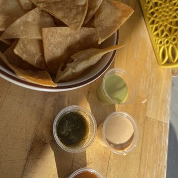 La Vaca Birria - Chips and salsa we picked - Mexican Near Me - San Francisco, California