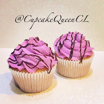 Cupcake Queen - Vanilla cupcakes with raspberry buttercream, drizzled with chocolate fudge. Made 100% from scratch. - Cupcakes Near Me Cupcake Queen - Vanilla cupcakes with raspberry buttercream, drizzled with chocolate fudge. Made 100% from scratch. - Cupcakes Near Me