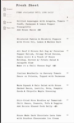 Menu photo 5 Alibi Room Vancouver, BC