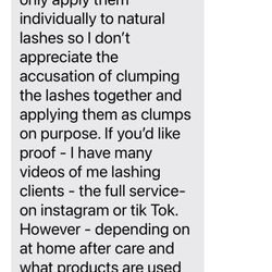 Strictly Lashes - My fault?