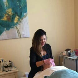 Skin Radiance Med Spa - Owner, Brittney Wren, treating a client.