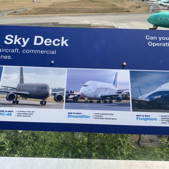 Boeing Company - Informational sign on the Sky Deck at Boeing Factory. - Aircraft Dealers Near Me - Renton, Washington Boeing Company - Informational sign on the Sky Deck at Boeing Factory. - Aircraft Dealers Near Me - Renton, Washington