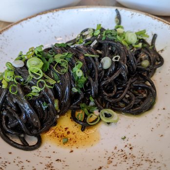 L'Oca d'Oro - Squid ink spaghetti - Italian Near Me - Austin, Texas