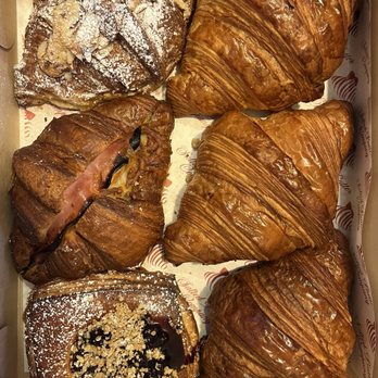 Salted Butter - 3 butter croissant, almond croissant, ham n cheese, blueberry danish - Desserts Near Me - Pasadena, California