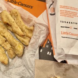 Little Caesars Pizza - Raw, disgusting crazy dough