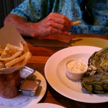 Fork - Rosemary Parmesan Frys and grilled artichoke. Mmmm - New American Near Me - Boise, Idaho
