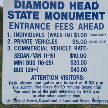 Diamond Head State Monument - Entrance fees to Diamond Head - Parks Near Me - Honolulu, Hawaii Diamond Head State Monument - Entrance fees to Diamond Head - Parks Near Me - Honolulu, Hawaii