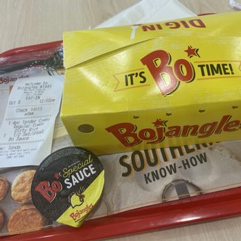 Bojangles - Tender Box. Bo Sauce is terrible! It's white! Eww - Chicken Wings Near Me - Memphis, Tennessee Bojangles - Tender Box. Bo Sauce is terrible! It's white! Eww - Chicken Wings Near Me - Memphis, Tennessee