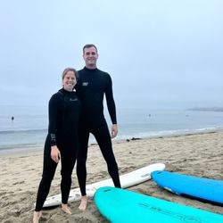 California Surf Experience - Semi private surf lesson! Super fun couple!