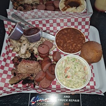 Bradley's Pit Barbecue & Grill - Yummy for the tummy plate. - Barbeque Near Me - Sweetwater, Tennessee Bradley's Pit Barbecue & Grill - Yummy for the tummy plate. - Barbeque Near Me - Sweetwater, Tennessee