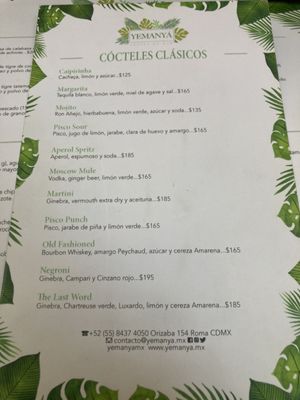 Menu photo 2 Yemanyá México, D.F., DIF