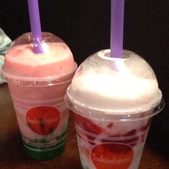 Tapioca Express - Strawberry coconut w/green apple jelly - Coffee & Tea Near Me - San Diego, California Tapioca Express - Strawberry coconut w/green apple jelly - Coffee & Tea Near Me - San Diego, California