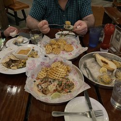 The Rusty Nail - Seafood platter, steak tacos, shrimp tacos, and bbq oysters