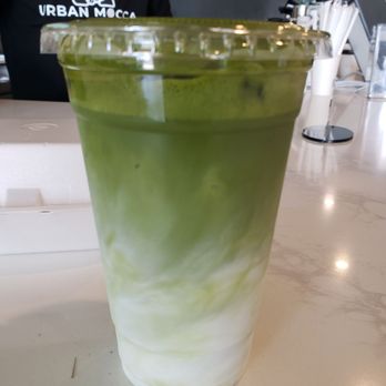 Urban Mocca - Gorgeous matcha latte 6.50 for large - Donuts Near Me - Richardson, Texas