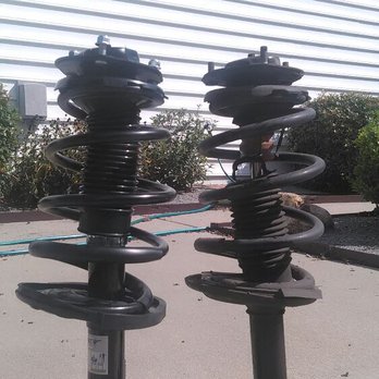 Ray's Mobile Mechanic - Wow now that's a bent strut can not believe someone that does front end alignments for a living missed that - Auto Repair Near Me Ray's Mobile Mechanic - Wow now that's a bent strut can not believe someone that does front end alignments for a living missed that - Auto Repair Near Me