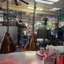 Harbor Cafe - The open kitchen area