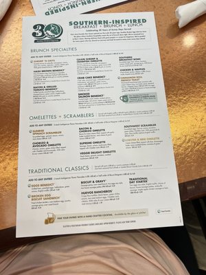 Menu photo 2 Another Broken Egg Cafe Tampa, FL