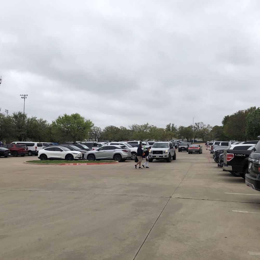 Evers Park - Lots of parking yet still not enough! - Playgrounds Near Me - Denton, Texas