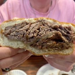Beef Sandwich with Provolone Beef Sandwich with Provolone