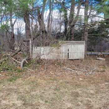 Krohn Kutz Tree Service - Where this company hid all of their debris after taking my tree down. - Tree Services Near Me - Thompson, Connecticut Krohn Kutz Tree Service - Where this company hid all of their debris after taking my tree down. - Tree Services Near Me - Thompson, Connecticut