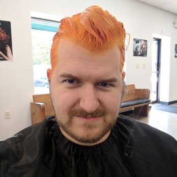 Central Texas Beauty College - Going for vivid orange from a dirty blond - Cosmetology Schools Near Me - Round Rock, Texas Central Texas Beauty College - Going for vivid orange from a dirty blond - Cosmetology Schools Near Me - Round Rock, Texas