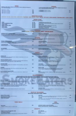 Menu photo 1 Smoke Eaters San Jose, CA Menu photo 1 Smoke Eaters San Jose, CA
