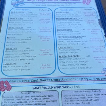 Sam's Beach Bar - Menu - Seafood Near Me - Hudson, Florida Sam's Beach Bar - Menu - Seafood Near Me - Hudson, Florida