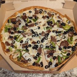 Pizza Hut - Cheese steak pizza