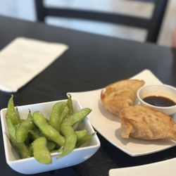 O’A Sushi - Edamame and Gyoza