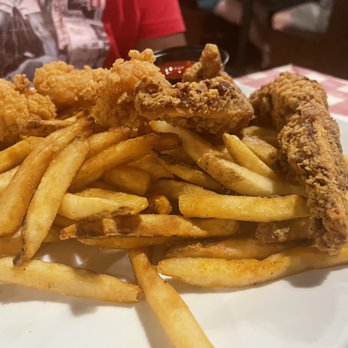 Prejean's - 1/2 shrimp and 1/2 gator wings platter - Cajun/Creole Near Me - Lafayette, Louisiana Prejean's - 1/2 shrimp and 1/2 gator wings platter - Cajun/Creole Near Me - Lafayette, Louisiana