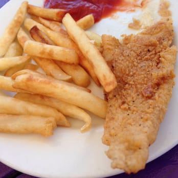 A-J's Dockside Restaurant - Partially eaten kids flounder. It was so good I had to order another for my son!! - Seafood Near Me - Tybee Island, Georgia A-J's Dockside Restaurant - Partially eaten kids flounder. It was so good I had to order another for my son!! - Seafood Near Me - Tybee Island, Georgia