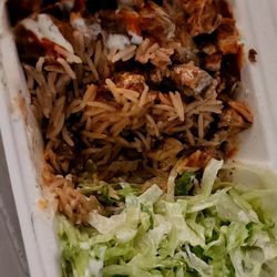 Yummy Gyro - Messy photo, we dug in, couldn't wait!