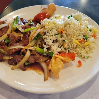 Chef Choy - Mongolian Beef Lunch plate - Chinese Near Me - Pleasant Hill, California Chef Choy - Mongolian Beef Lunch plate - Chinese Near Me - Pleasant Hill, California