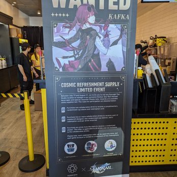 Sunright Tea Studio - Sunnyvale - Honkai Star Rail decor (Kafka Wanted poster) - Bubble Tea Near Me - Sunnyvale, California Sunright Tea Studio - Sunnyvale - Honkai Star Rail decor (Kafka Wanted poster) - Bubble Tea Near Me - Sunnyvale, California