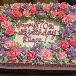 Save More Marketplace - 1/4 sheet cake with whipped cream frosting