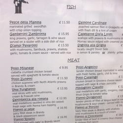 The casalingo main menu