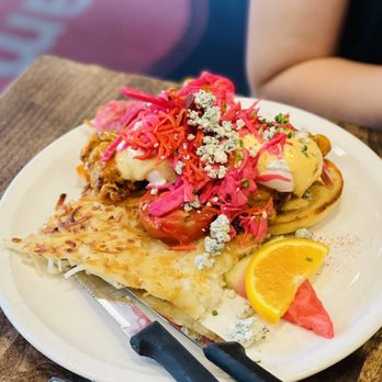 Jam Cafe on Beatty - Buffalo Blue Benny $16.50 - Breakfast & Brunch Near Me - Vancouver, British Columbia Jam Cafe on Beatty - Buffalo Blue Benny $16.50 - Breakfast & Brunch Near Me - Vancouver, British Columbia