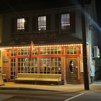 Gettysburg Eddie's - the outside of a restaurant at night - New American Near Me - Gettysburg, Pennsylvania
