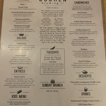 Goshen Brewing Company - Menu - Breweries Near Me - Goshen, Indiana